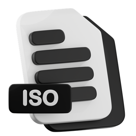 ISO FIle  3D Icon
