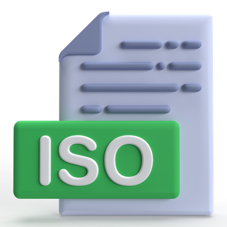 ISO File  3D Icon