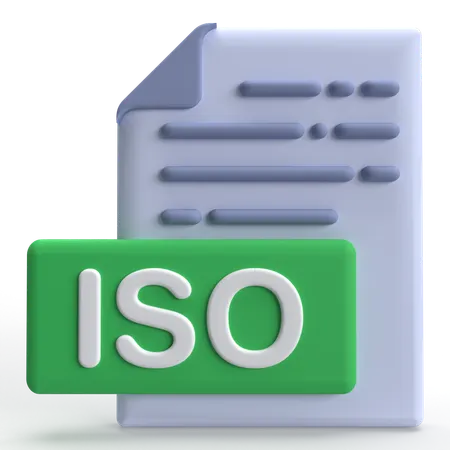 ISO File  3D Icon