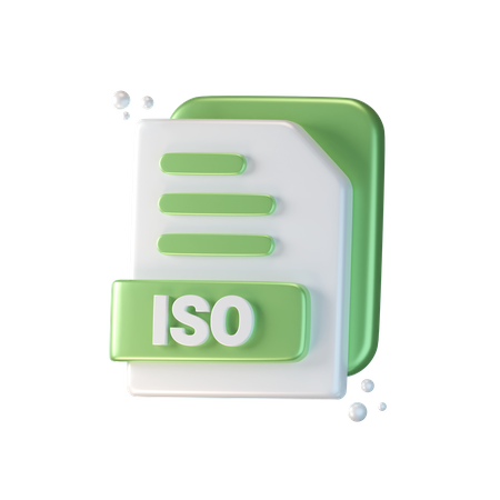 Iso File  3D Icon