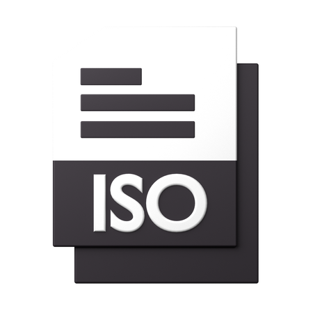 ISO File  3D Icon