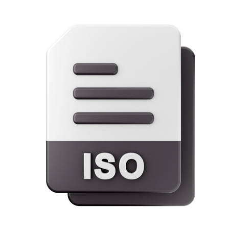 ISO File  3D Icon