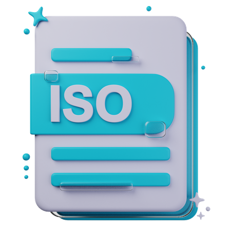 ISO File  3D Icon