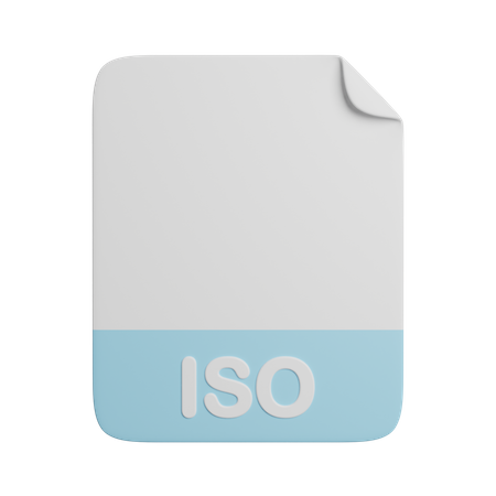 Iso File  3D Icon