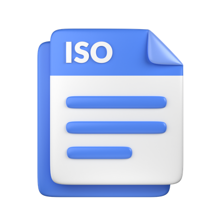 ISO File  3D Icon