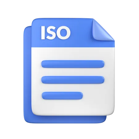 ISO File  3D Icon