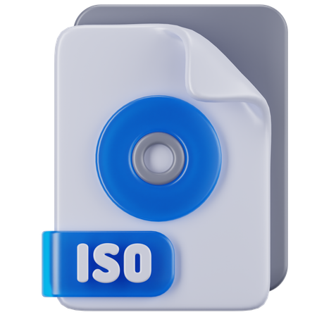 ISO File  3D Icon