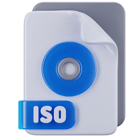 ISO File  3D Icon