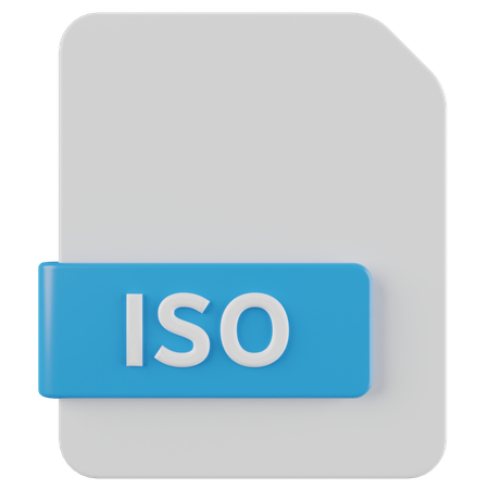 ISO File 3D Icon
