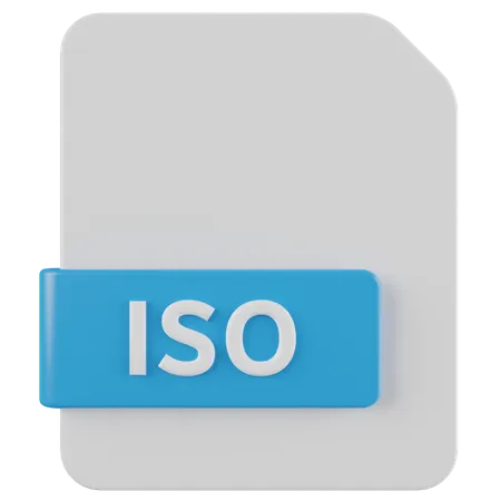 ISO File 3D Icon