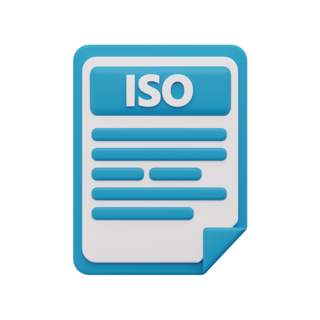 Iso file 3D Icon