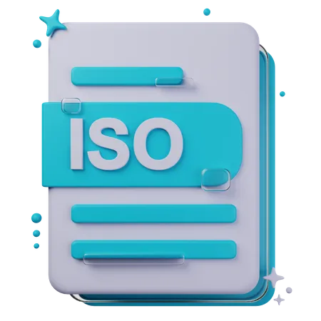 ISO File  3D Icon