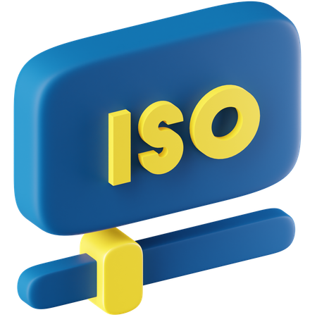 ISO Sensitivity  3D Icon