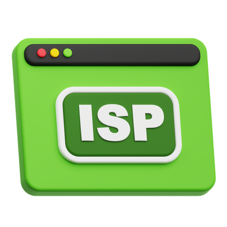 Isp Website  3D Icon
