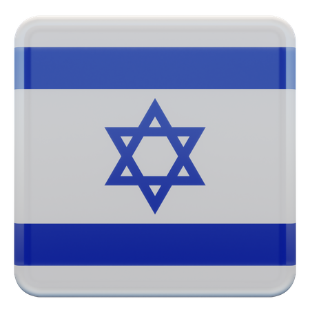 Israel Flag  3D Illustration