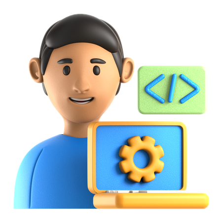 IT Abteilung  3D Icon