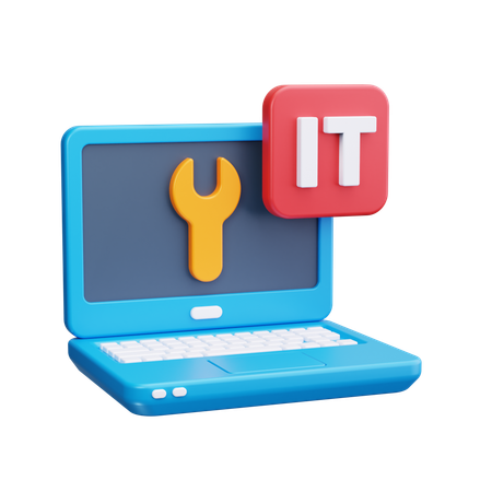 ITサービス  3D Icon