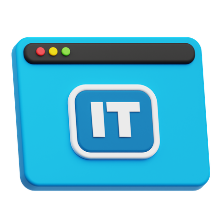 It Website  3D Icon