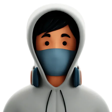 Trabalhador masculino  3D Icon