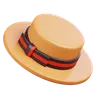 Italian Boater Hat