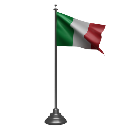 Italian Flag  3D Icon