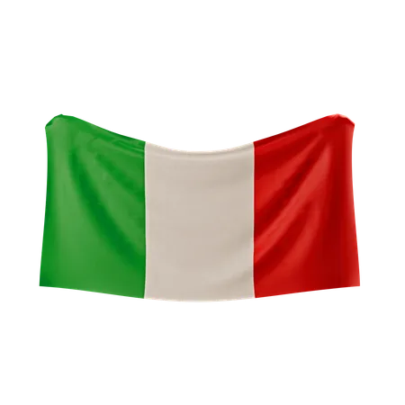 Italien Flagge  3D Icon