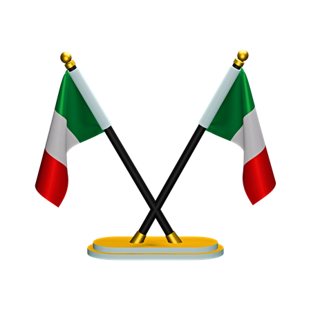 Italien Flagge  3D Icon