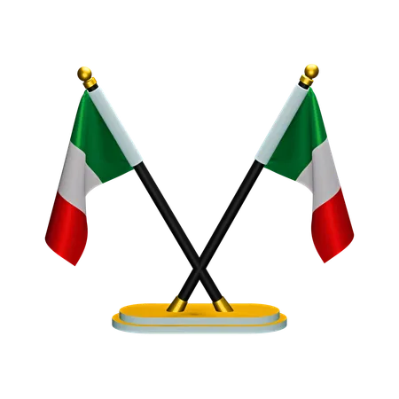 Italien Flagge  3D Icon