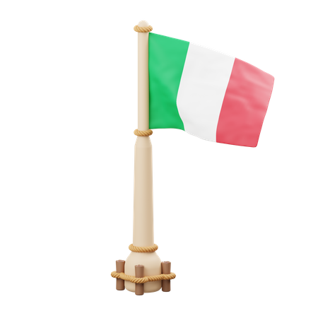 Italien Flagge  3D Icon