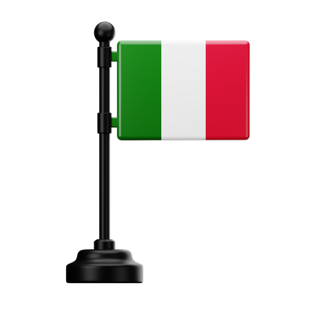 Italien Flagge  3D Icon