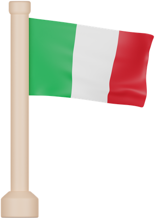 Italien Flagge  3D Icon