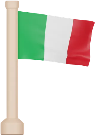 Italien Flagge  3D Icon