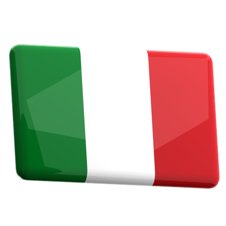 イタリア  3D Icon