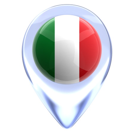 イタリア  3D Icon