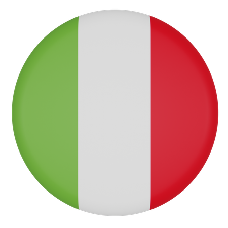 イタリア  3D Icon