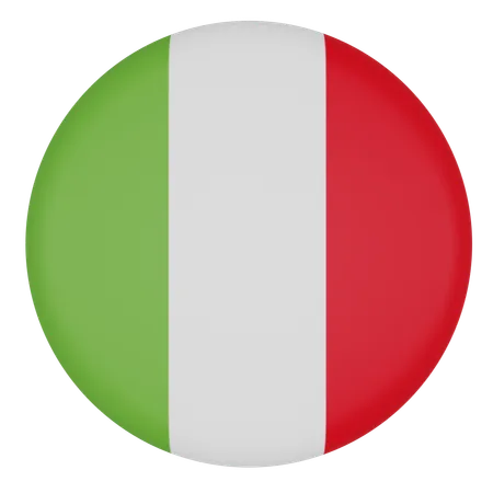 イタリア  3D Icon