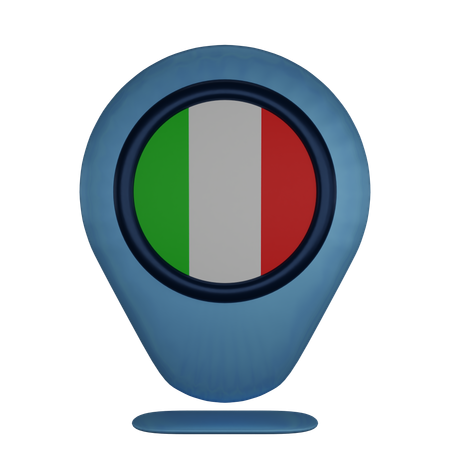 イタリア  3D Icon