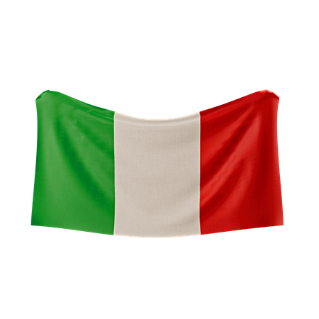 Italy Flag  3D Icon