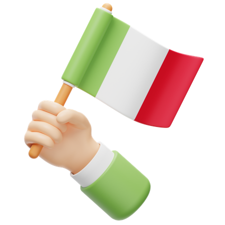 Italy Flag  3D Icon