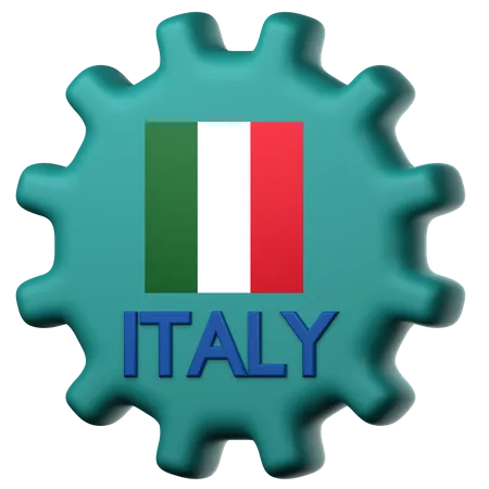 Italy flag  3D Icon