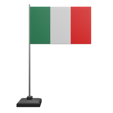 イタリアの国旗  3D Icon