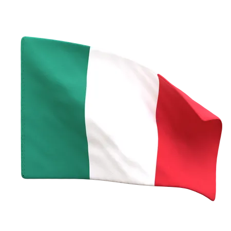 Italy Flag  3D Icon