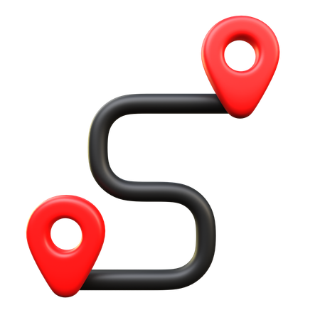 Itinéraire  3D Icon