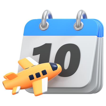 Itinerario de viaje  3D Icon