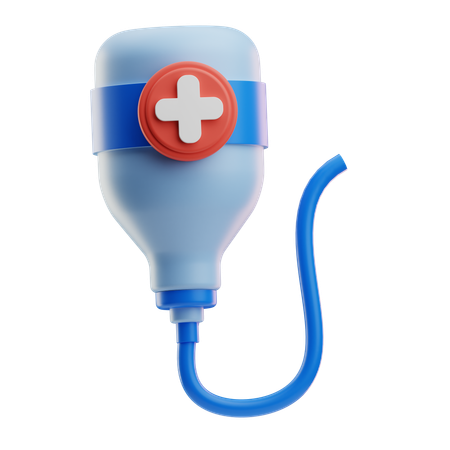 点滴  3D Icon