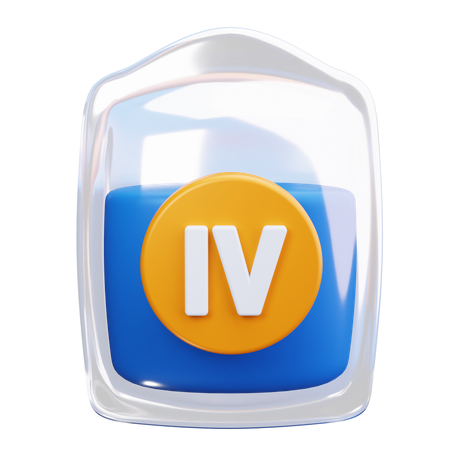 Iv Drip  3D Icon