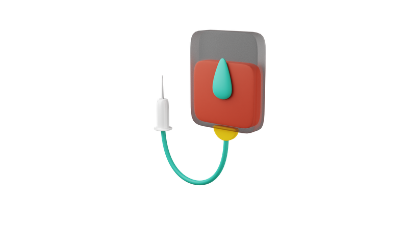 Iv Drip  3D Icon