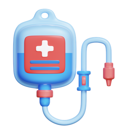 IV Drip  3D Icon