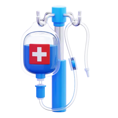 IV Drip Infusion  3D Icon