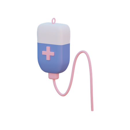 Gotejamento intravenoso  3D Illustration